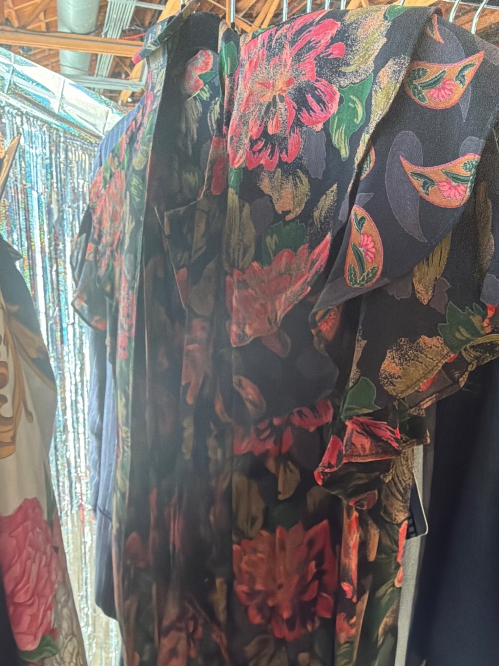 Floral chiffon dress